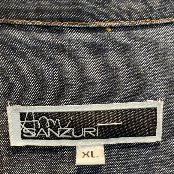 Ami Sanzuri Embroidered Denim Jacket - Picture 6 of 6